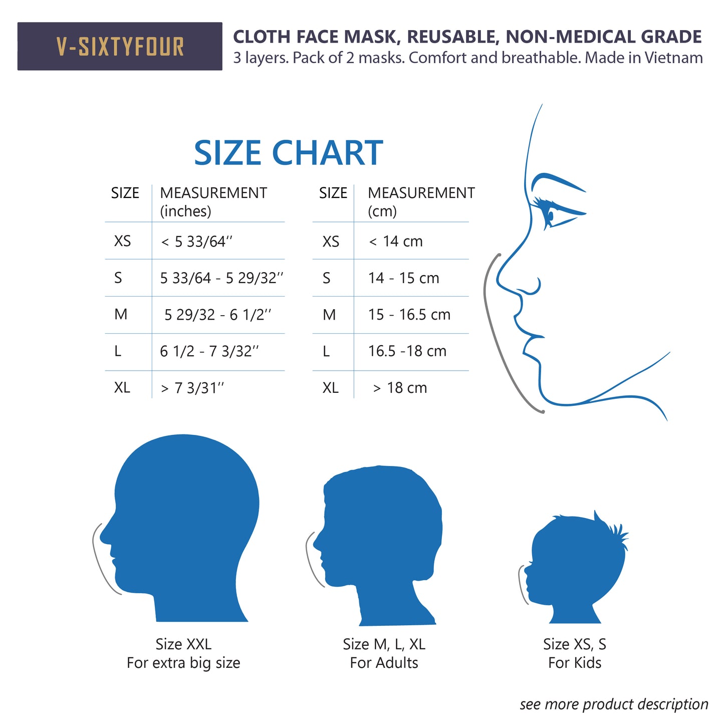 cloth face mask, fabric mask, face covering