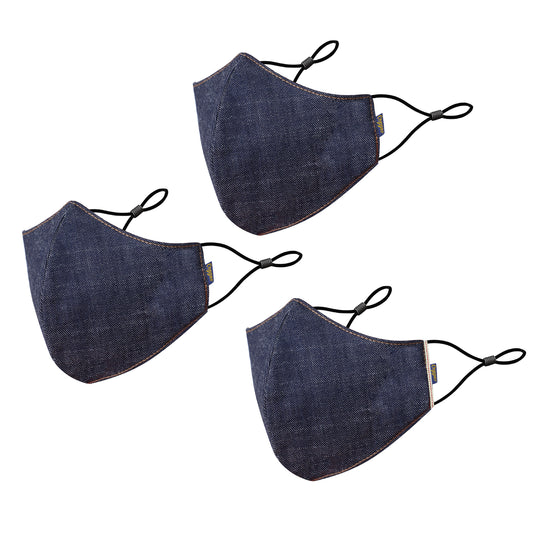 Cloth face mask, elastic ear loops with adjustable buckles, reusable, non-medical. Breathable & comfortable. Made in Vietnam