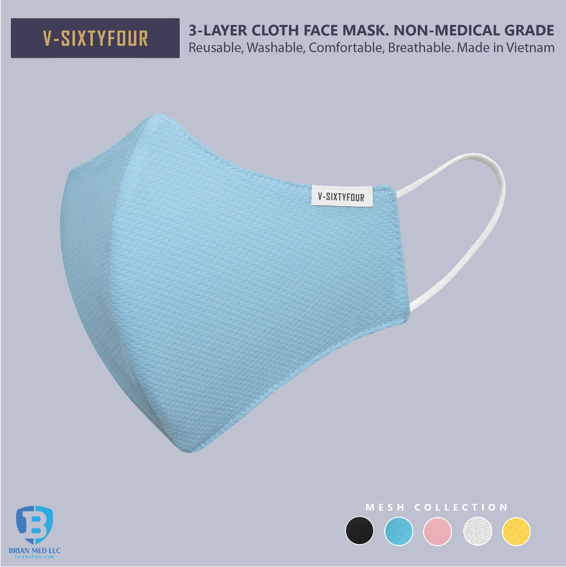 cloth face mask blue